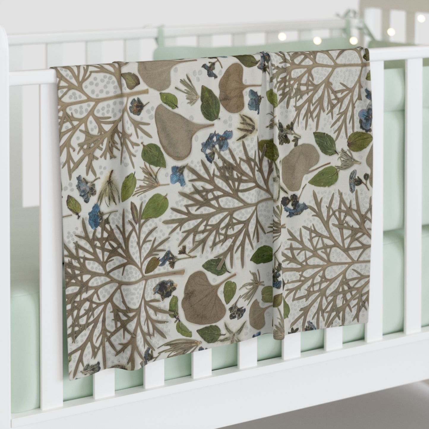 Winter's Day; Baby Swaddle Blanket