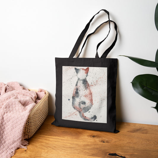 Splat Cat -Canvas Tote Bag