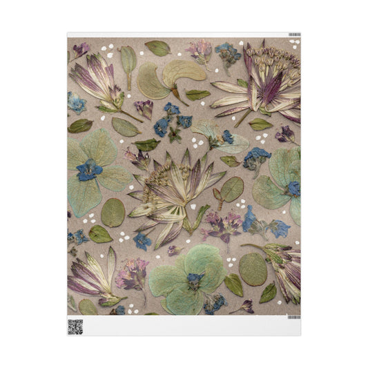 Earthy Petal Bursts -Wrapping Papers