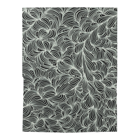 Zentangle Visions -Baby Swaddle Blanket