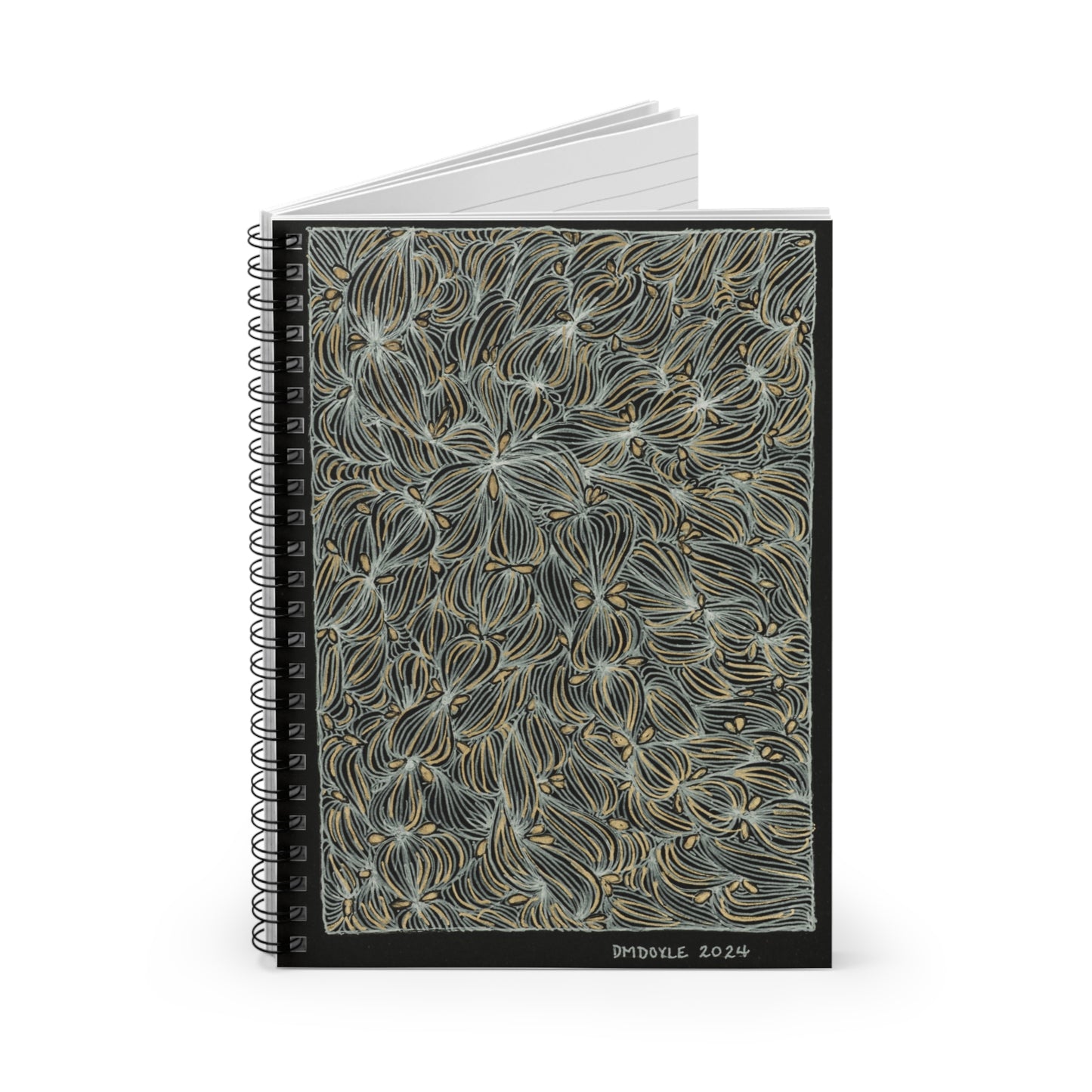 Flecks of Gold -Spiral Notebook - Ruled Line