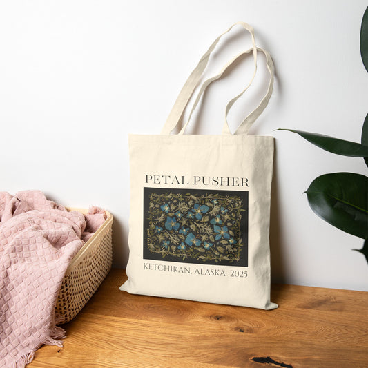 Electric Blues AK -Neutral Canvas Tote Bag