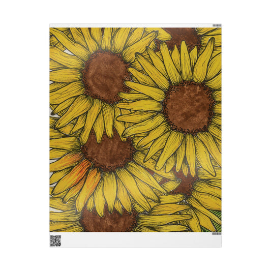 Field of Sunflowers -Wrapping Papers