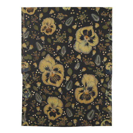 Rockabye Pansy -Baby Swaddle Blanket