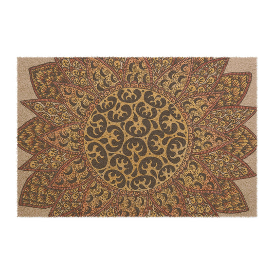 Zentangle Sun Doormat