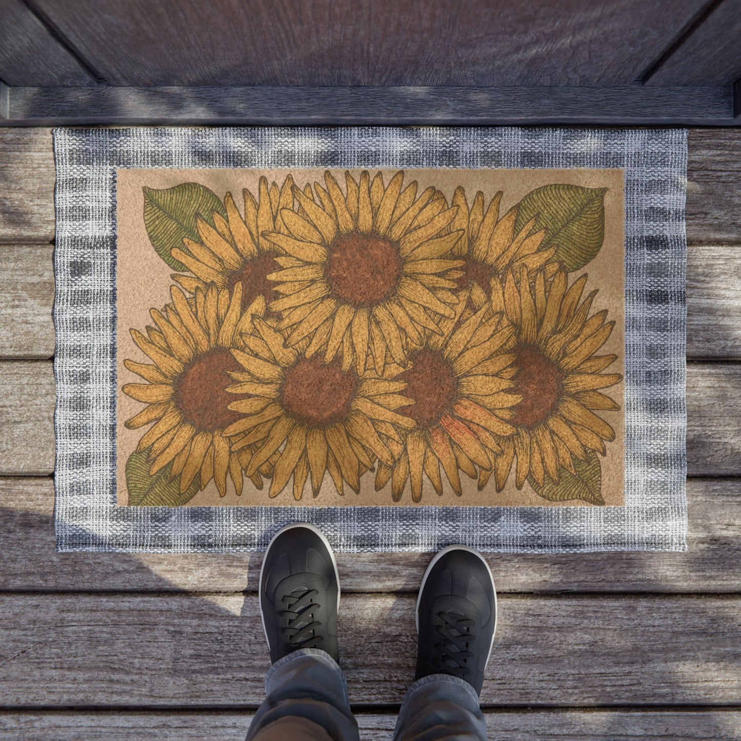 Sunflower Fields -Doormat