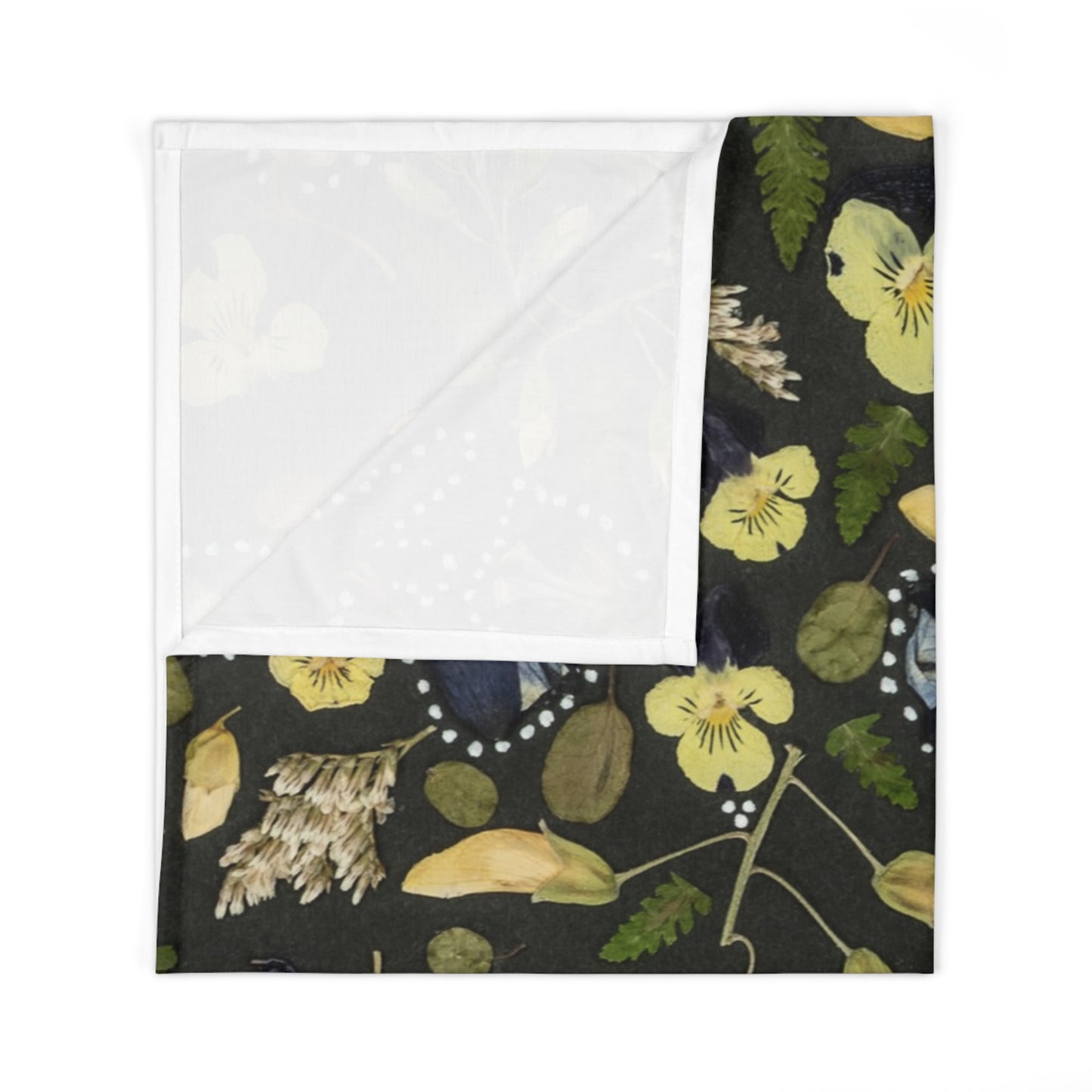 Fields of Blue & Gold -Baby Swaddle Blanket