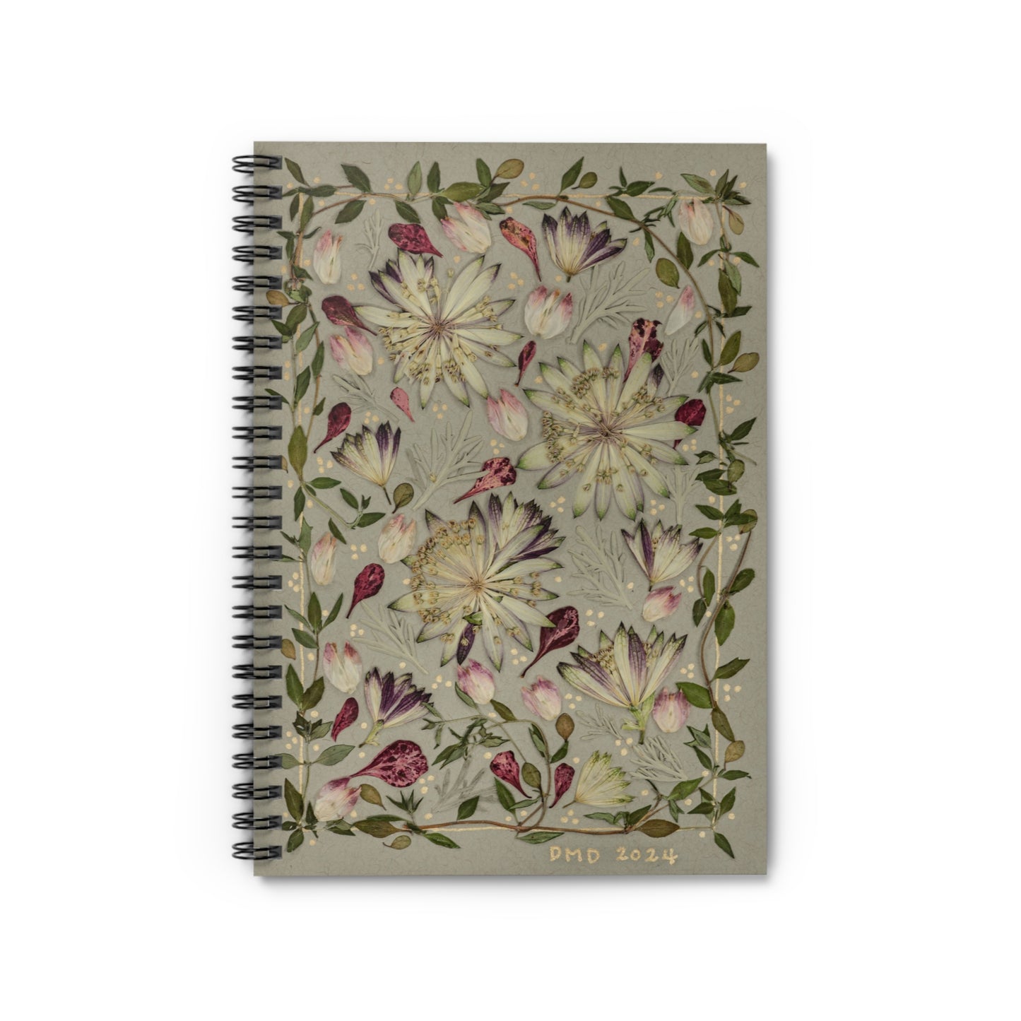 Earthy Petals -Spiral Notebook - Ruled Line