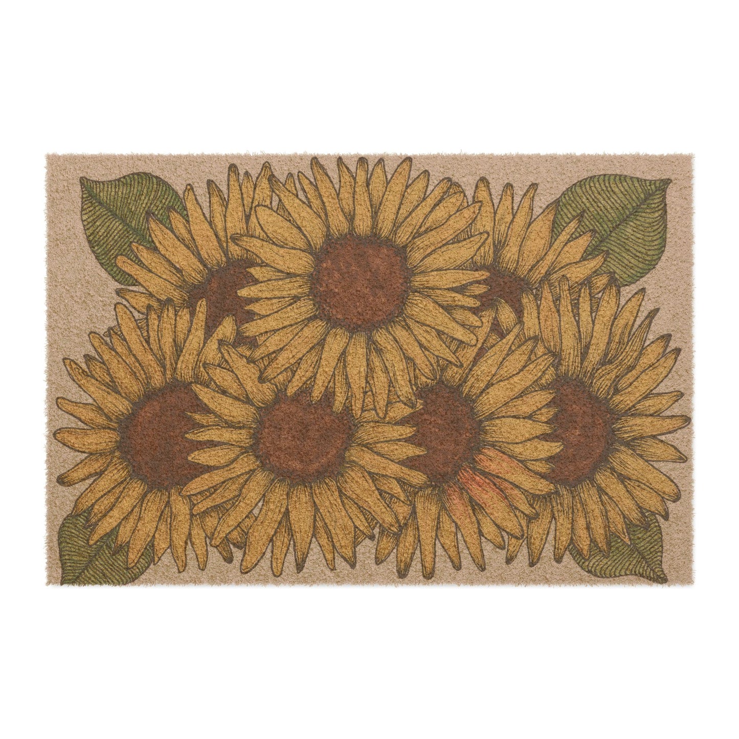 Sunflower Fields -Doormat