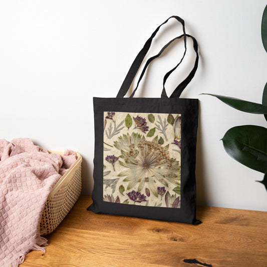 Flowery Firecracker -Canvas Tote Bag