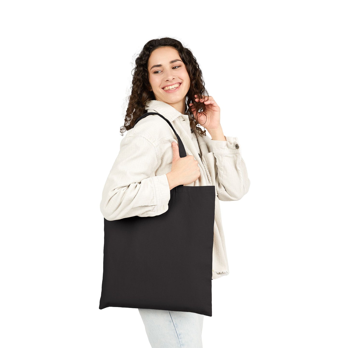 Emerald Floral Forest -Canvas Tote Bag