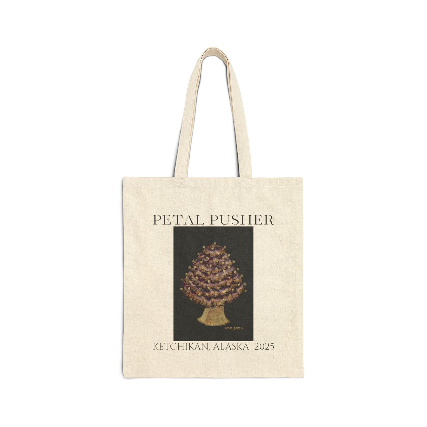 Mushie AK -Neutral Canvas Tote Bag