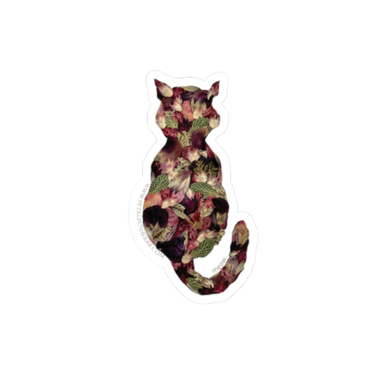 Botanical Meow Cat -Sticker
