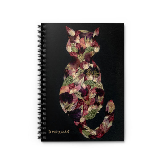 Botanical Kitty -Spiral Notebook - Ruled Line