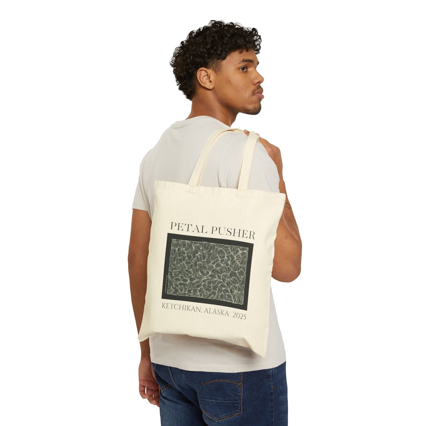 Zentangle Illusions AK -Canvas Tote Bag