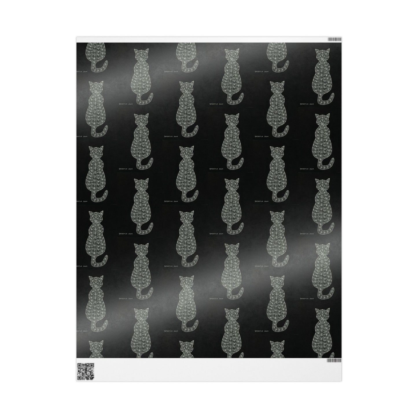 Zentangle Kitties -Wrapping Paper