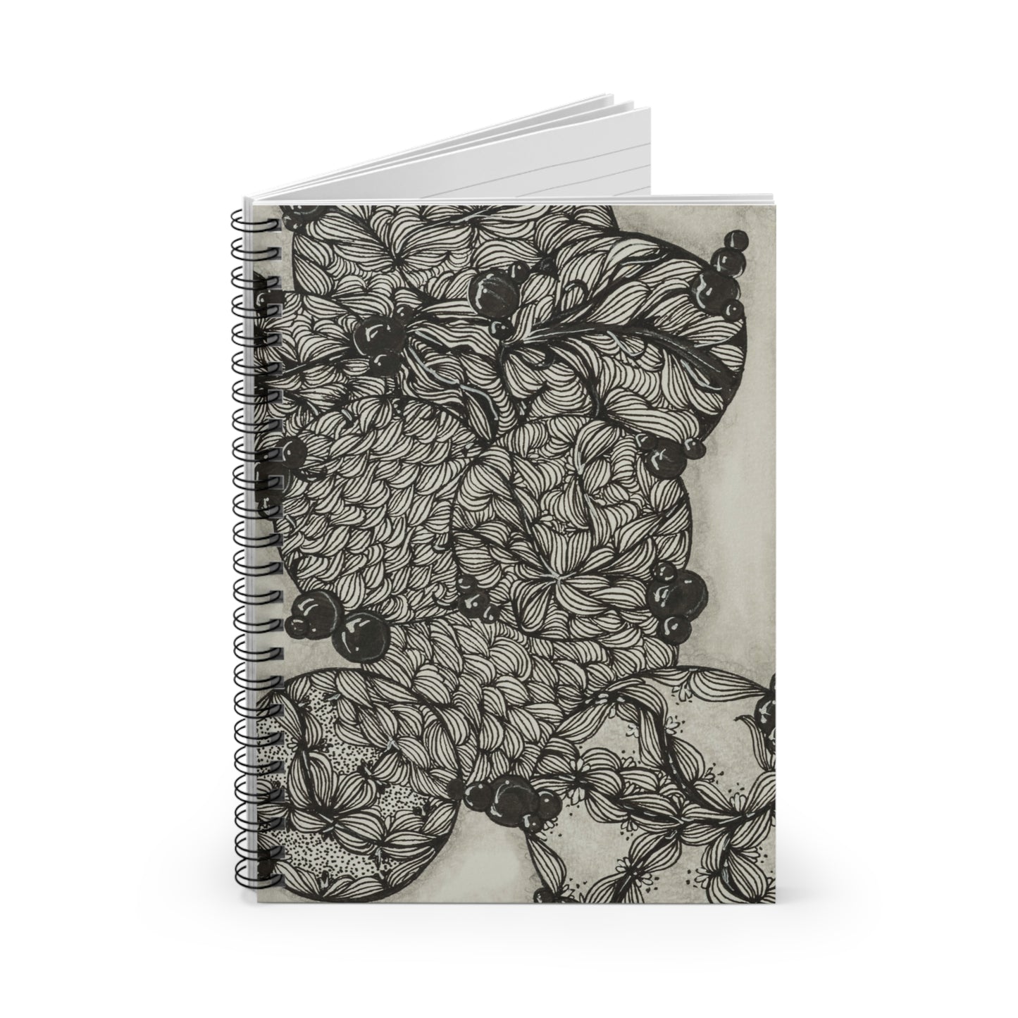 Zenny Abstract -Spiral Notebook - Ruled Line