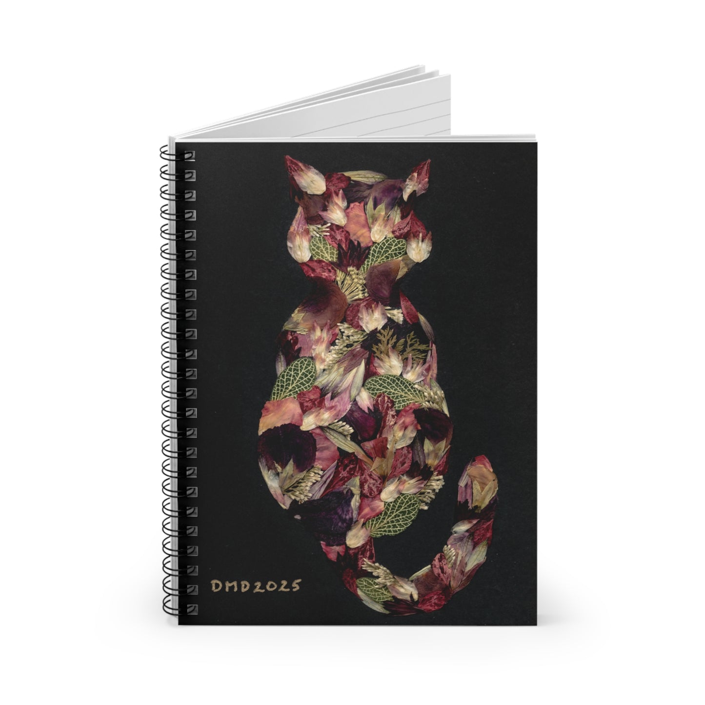Botanical Kitty -Spiral Notebook - Ruled Line