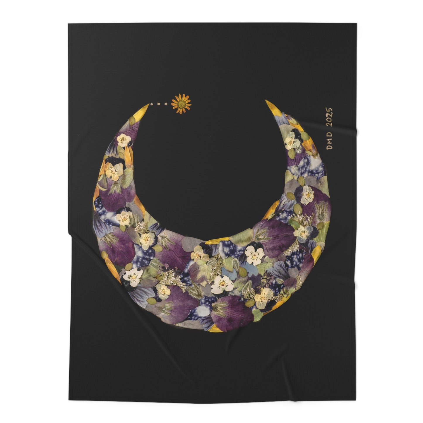 Botanical Moonscape -Baby Swaddle Blanket