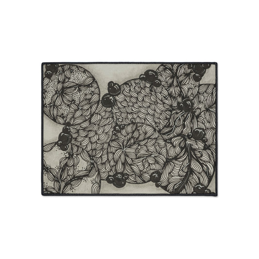 Abstract Zentangle -Heavy Duty Floor Mat
