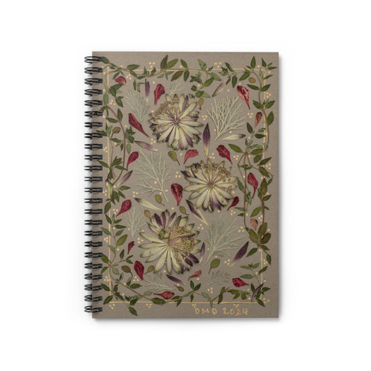 Earthy Botanicals -Spiral Notebook - Ruled Line