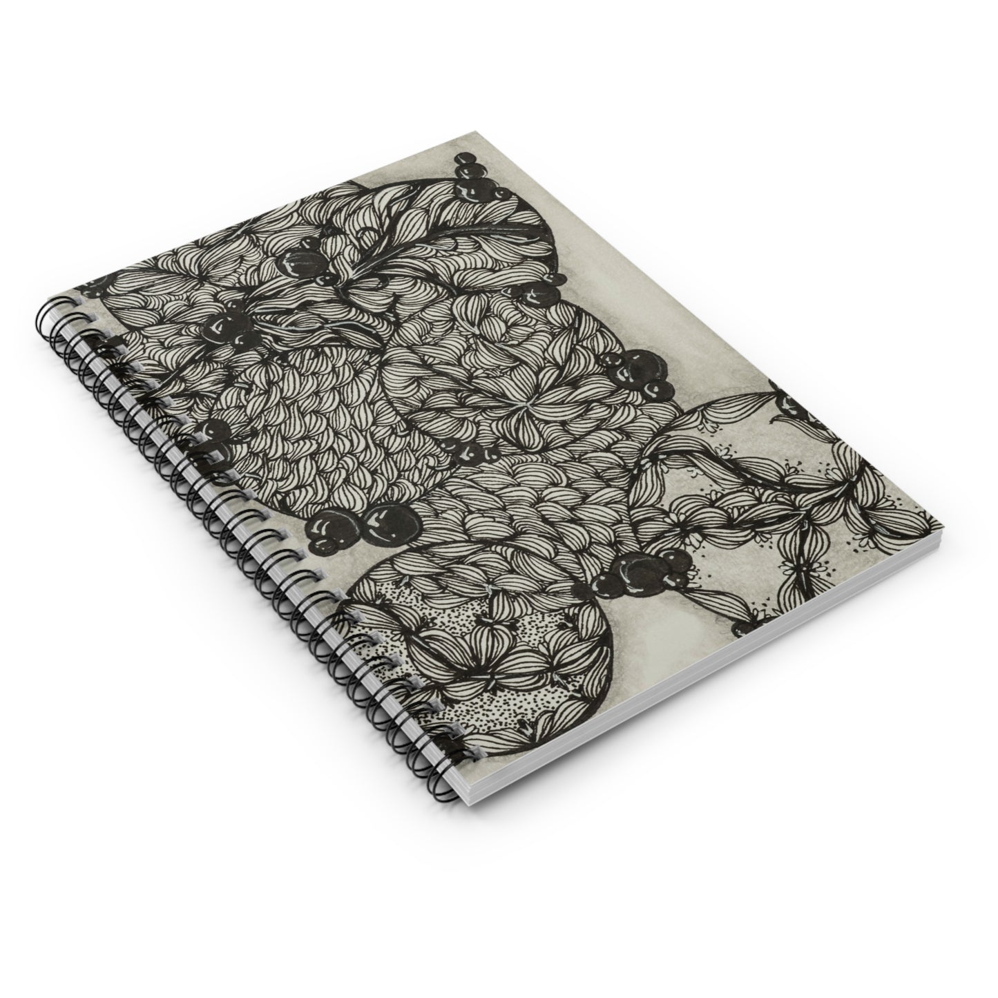 Zenny Abstract -Spiral Notebook - Ruled Line