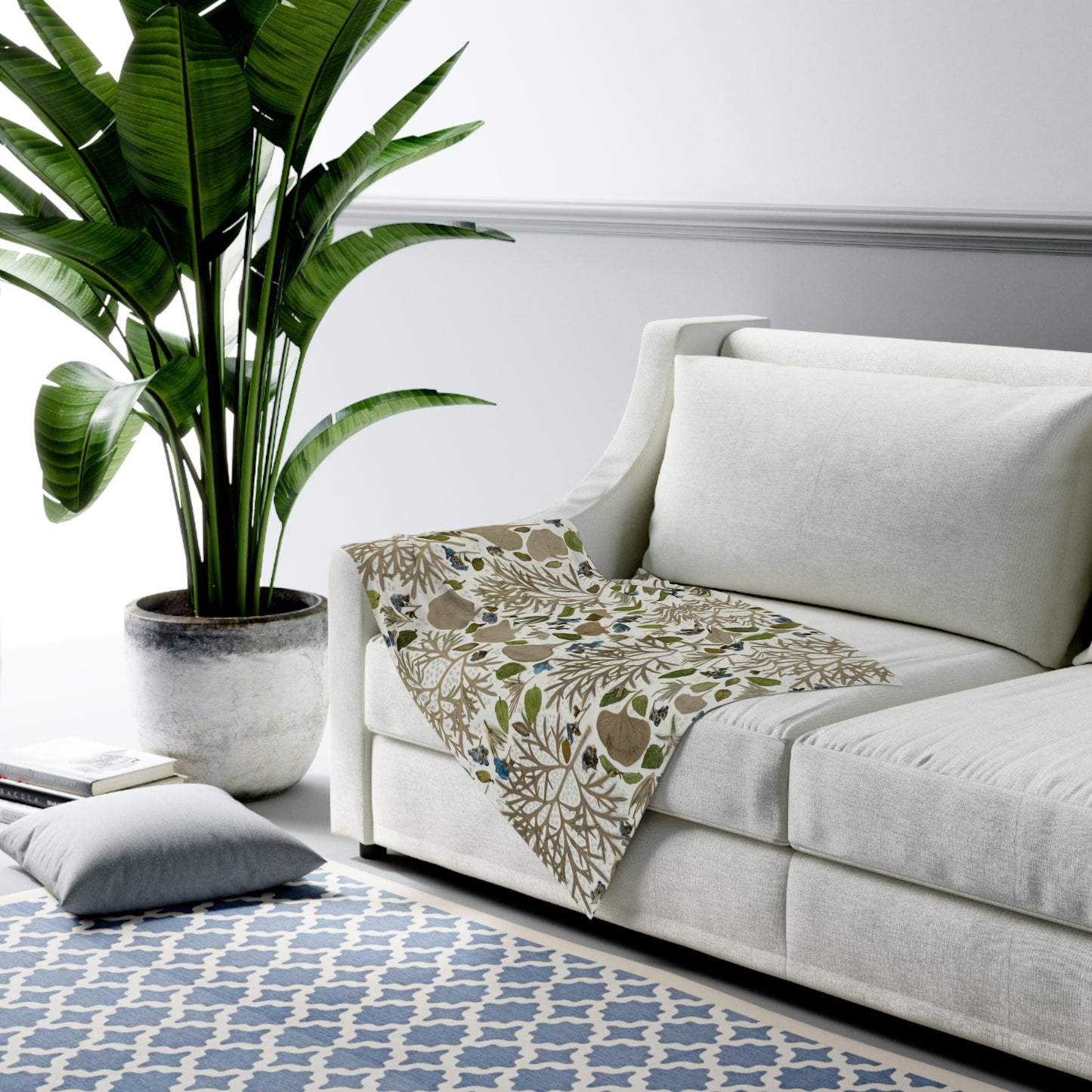 Winter's Day; Baby Swaddle Blanket