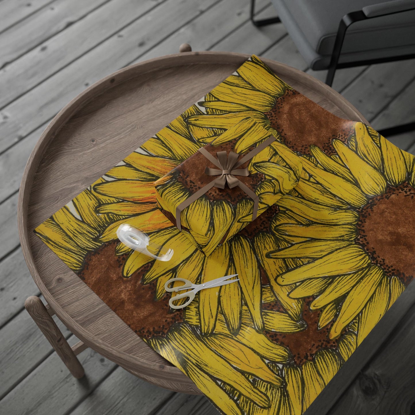 Field of Sunflowers -Wrapping Papers