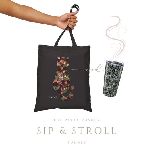 Sip & Stroll – Tote + Tumbler Set – Limited Offer Free Shipping